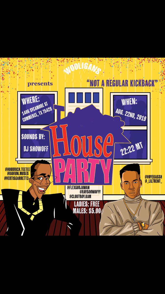 RaySooPlaya's tweet photo. TONIGHT 10:22 PM
#NotARegularKickback 🏚
PARK @ THE CHASE OR CHURCH❗️❗️❗️
DO NOT be loud leaving or comin to
WHO’S THAT DJ? WHO TF IS THE WOOLIGANS? 😳
@FlexGodJawan @RaySooWavyy @TherealCloutboy #WooEnt #Wooligans #TAMUC #tamuc21 #tamuc22 #tamuc23
Pop out 🕺🏽 https://t.co/lb4oHwWeEy