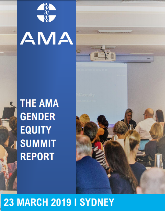 AMAGenPractice's tweet image. The AMA has released the Report on the 2019 Gender Equity Summit held in March. All participants are asked to identify three immediate actions they will take as a result of the Summit #WomenInMedicine #genderequity  @amapresident @ama_media @amacdt 
ama.com.au/gp-network-new…