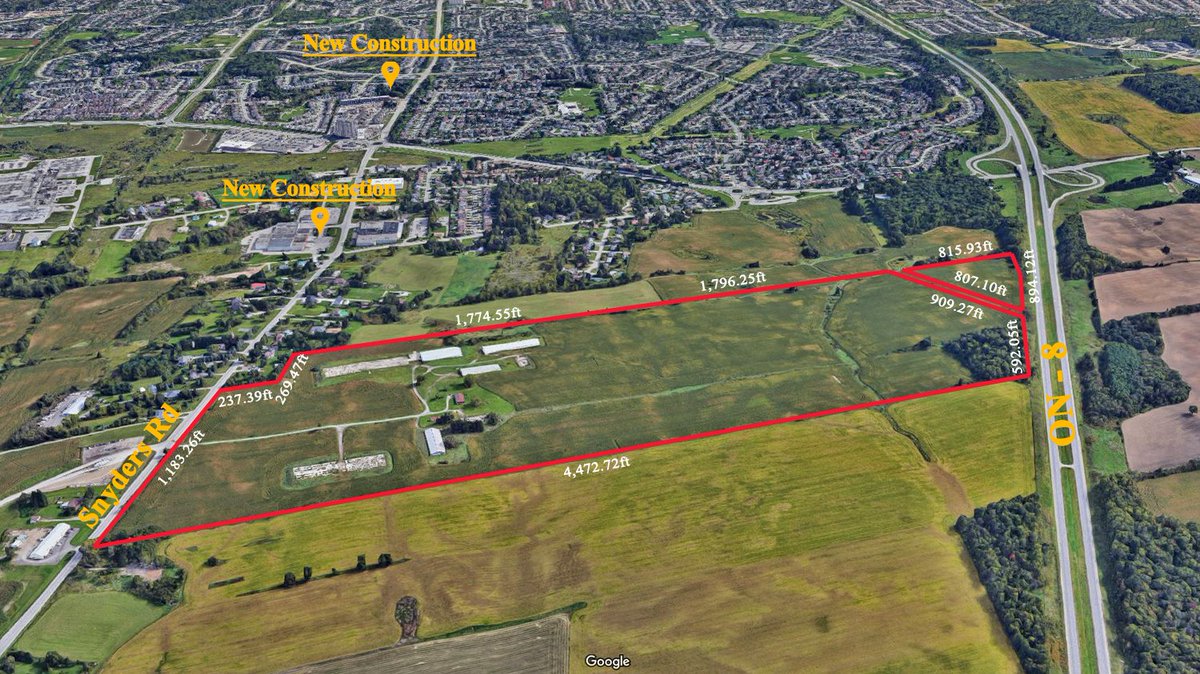 infoCCAGR's tweet photo. Want to invest in a growing Canadian “Silicon Valley”, in the Waterloo-Kitchener area? 136 Acres and unlimited possibilities.
Listing Price: $3,999,000
Phone: (905) 807-9368
https://t.co/91J83n4UwG
#farmforsale #Waterloofarm #Ontariofarm #farmlandinvestment #Ontario #Waterloo https://t.co/CEqivQpCFd