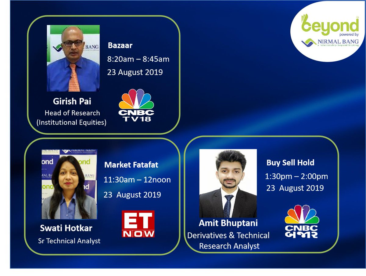 NirmalBang's tweet image. Follow Nirmal Bang &apos;s Analysts for best market recommendations.  

Read Intraday Derivatives @ zcu.io/z8SB 
Read Technical Research Reports @ zcu.io/XvP4 

#NirmalBang #BeyondApp #CNBCBazaar #CNBCTV18 #ETNow