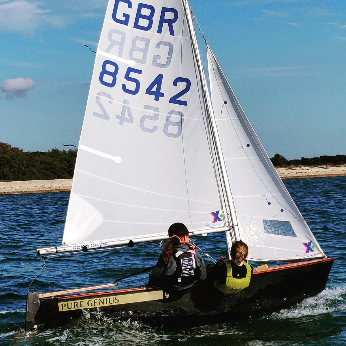 So good to see my 27year old cadet back on the water with Ella and her friend Immi.  Proper boating!