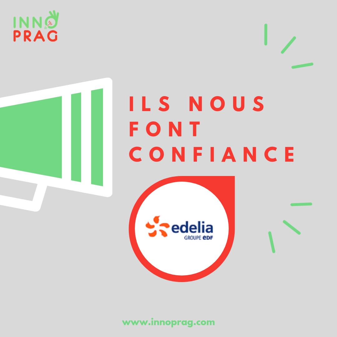 Innoprag's tweet photo. 🥇 #Ilsnousfontconfiance
"Communication, #sérieux, #méthodologie, #adaptabilité,#pragmatisme, #innovation, respect des délais, #confiance, #coconstruction, #humain, #sécurité ... voilà ce qui définit #InnoPrag".
Michel HENRY, Directeur de production chez #EDELIA, Groupe EDF. https://t.co/LA5I3nkWMS