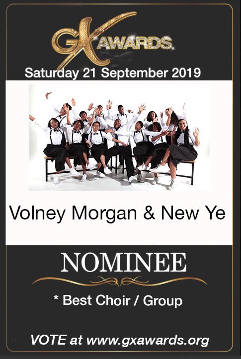 VMandNewYe's tweet photo. Thank you GX AWARDS! 
It’s a privilege to be nominated for best choir! https://t.co/IsH21cGyI2