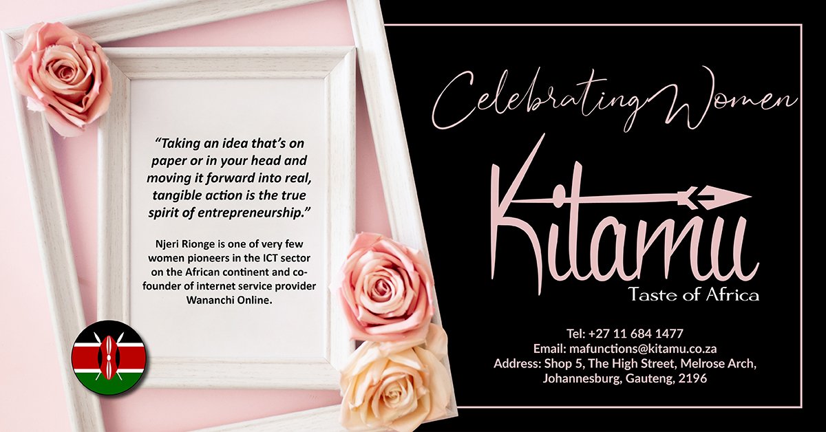 Kitamu_SA's tweet photo. Celebrate Women's Month with us. Treat yourself to lunch or dinner.
Click here for more info: https://t.co/mU0fWqdgB8 #womensmonth2019 #eatout #melrosearch #tasteofafrica https://t.co/iKtoLymlLS