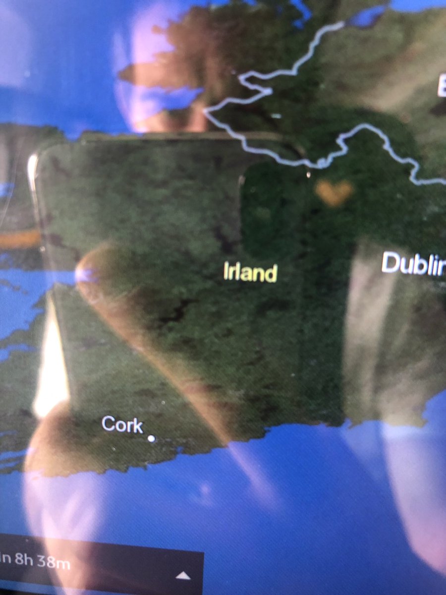 PlaneReporter's tweet image. Hey @TCAirlinesUK Think someone forgot how to spell #Ireland Your onboard map has the spelling as Irland #whoops #movingmap #inflightmap #a330 #GMLJL #airbusa330