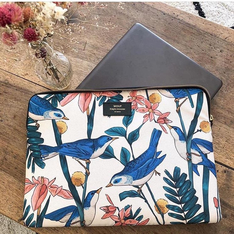 artdupapier's tweet image. Un très joli imprimé Birdie  pour cette housse de labtop et MacBook air. On adore. #birdie #wouf #labtop #desktop #artdupapier