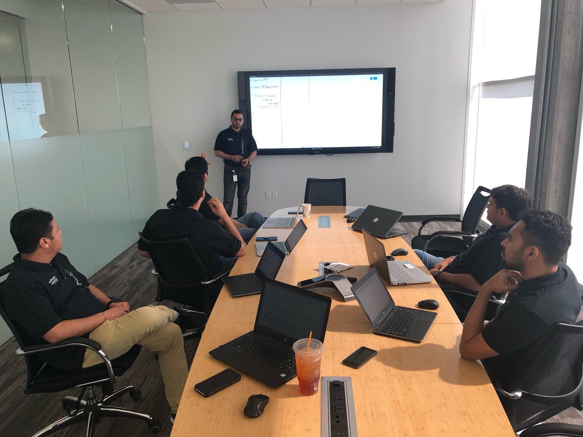 softwebchicago's tweet photo. Full marks for the efforts each team is taking to deliver their best. Here are some snapshots from Day 3 of #Hackathon2019 #IoTConnectNXT #IoTConnect #Avnet https://t.co/TsveLdzN8d