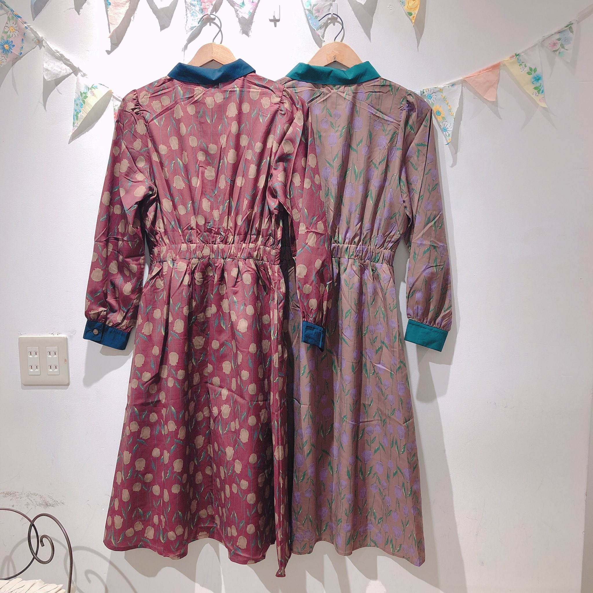 تويتر パラビオン名古屋 على تويتر 新作入荷 チューリップlsワンピース 5 900 Tax Color ワイン ブラウン あの人気のチューリップ柄が お色味が変わり登場しました お色が落ち着いているので 大人っぽく着こなせると思います T