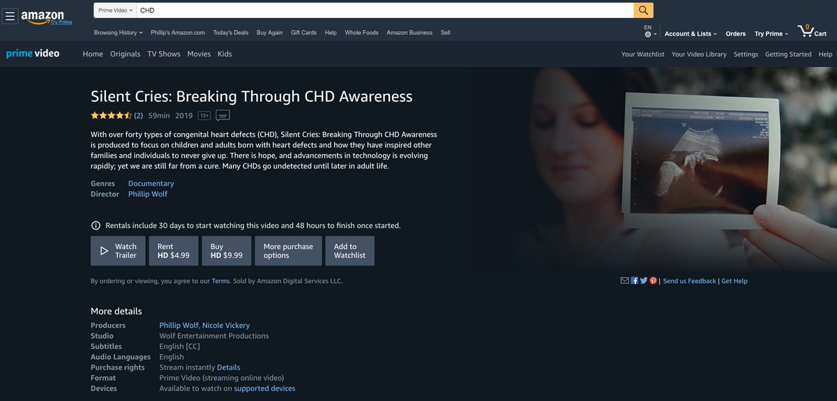 SilentCriesProd's tweet photo. Fact Friday 🤔 Read why the director/producer created the documentary, "Silent Cries: Breaking Through CHD Awareness" https://t.co/LsyVWOqoow

Search "CHD" in Prime Video on https://t.co/200RYzVS37. 
Landing page: https://t.co/Zt82fk5sik
@francostexas @NicoleVickery @WEP_Inc https://t.co/HT85RnLtO8