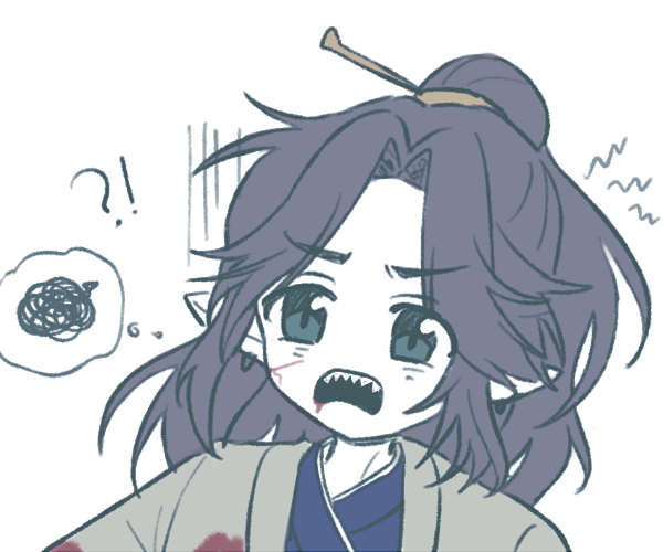 #天官赐福 #tgcf #花怜 
#HeavenOfficialsBlessing 
#천관사복 
화롄과 화롄을봐버린 척용ㅜ