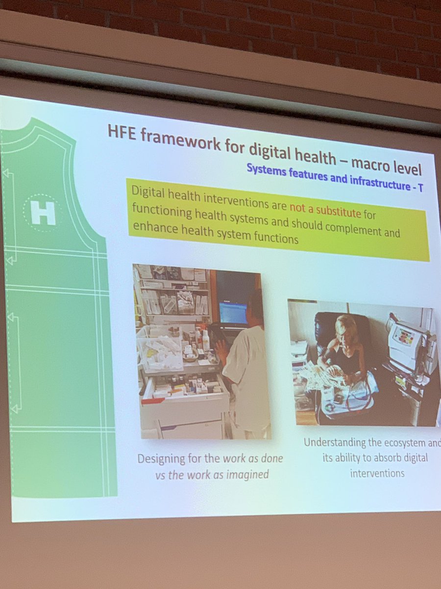 Good point by #CSHI2019 keynote Dr. Tommaso Bellandi in that digital health tools are not a substitute for a functioning health system.