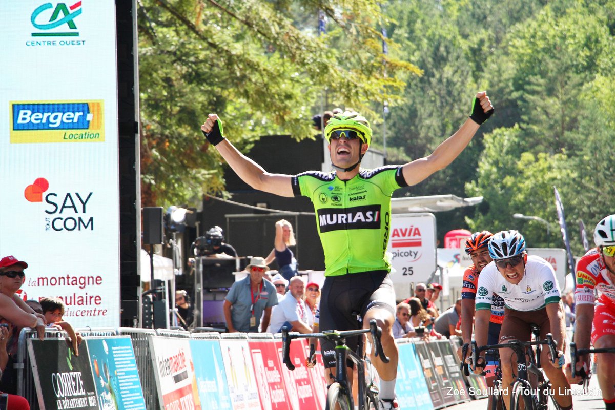 Tiens, tiens, un élément sur cette photo nous évoque quelque chose... 🤣

Un grand bravo à <a href="/MikelAristi/">Mikel Aristi</a> pour sa victoire au sprint hier sur le <a href="/tourdulimousin/">Tour du Limousin - Périgord - Nouvelle-Aquitaine</a> 👏 #TDLNA2019