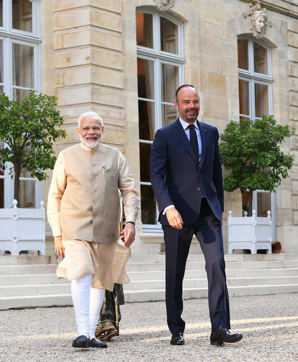 Met Mr. @EPhilippePM, Prime Minister of the French Republic. Our talks were comprehensive and covered the full range of India-French ties.
