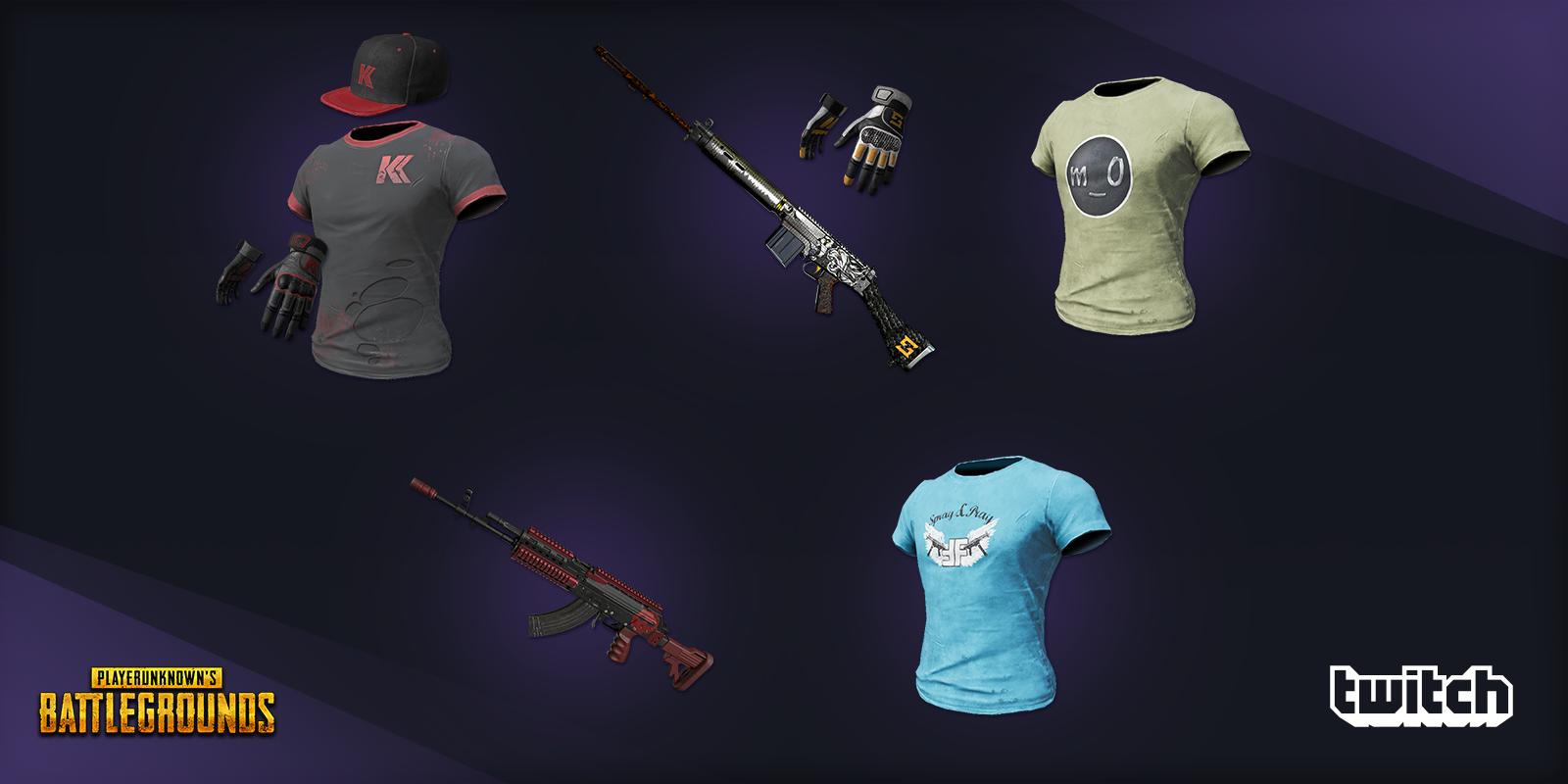 Pubg Japan お知らせ Broadcaster Royale Twitch Streamer Skins Group9が発売開始 Edbergのberyl M762武器スキンをはじめ 5名のストリーマースキンが登場 こちらはゲーム内ショップにて購入可能です ぜひご確認ください Steam版での限定販売