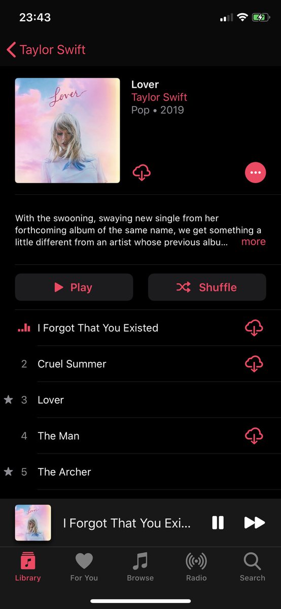 fearlessdani13's tweet image. #LOVER IS OUT NOW!!!!