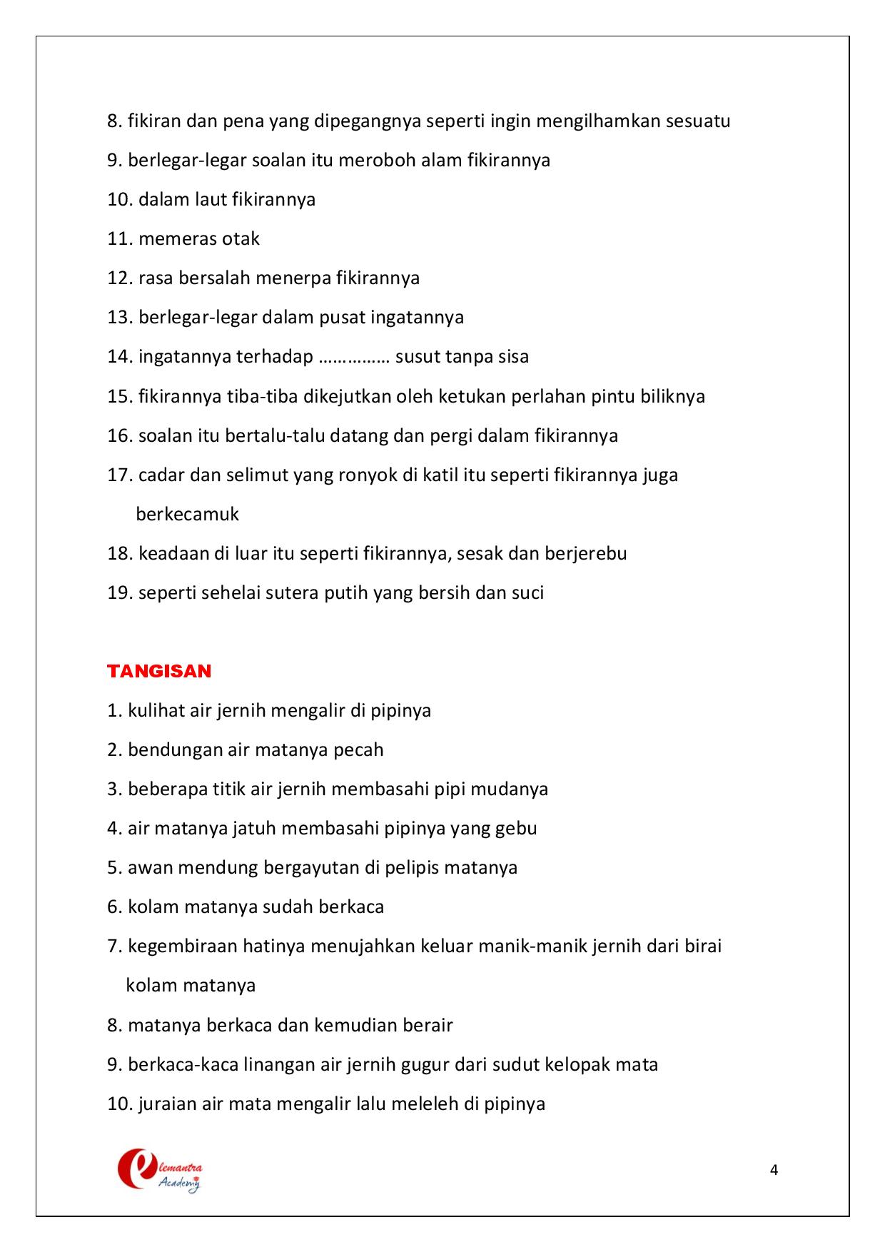 Dr Elmi Zulkarnain Osman On Twitter Malay Language Creative Phrases Senarai Frasa Berbunga Untuk Karangan Kertas 1 Psle O Level Https T Co Phtfiysydm Malaytuition Malaytutor Malaylanguage Tuitionsg Https T Co 2sgxvswwwq Twitter