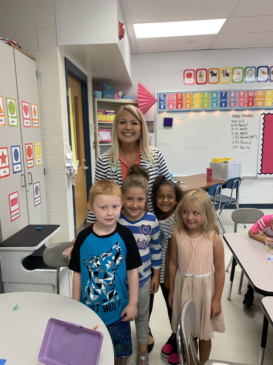 McKinderCrew's tweet photo. Mrs. Best came to visit too! https://t.co/w3tFkB9omd