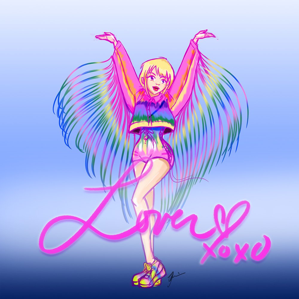 kawaiistarz's tweet photo. Did a quick rough doodle while waiting for Taylor Swift's new Lover album to drop! So psyched! I may have preordered all the versions... wait whaaaat? 😂
@taylorswift13 #taylorswift #lover #taylorswiftlover #tswizzle #swiftie #twitch #smallstreamer #twitchartist #doodle #rainbows https://t.co/4LqQB9WRRb