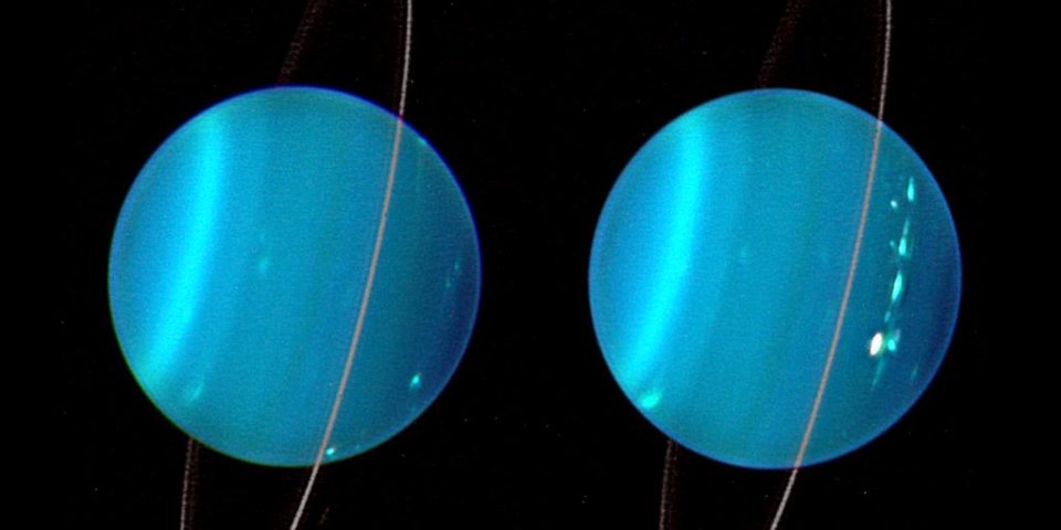 Уран столкновение. Вояджер 2 Уран снимки колец. Фото Гершель Планета Уран. Уран Планета кольца и спутники. Кольца урана.