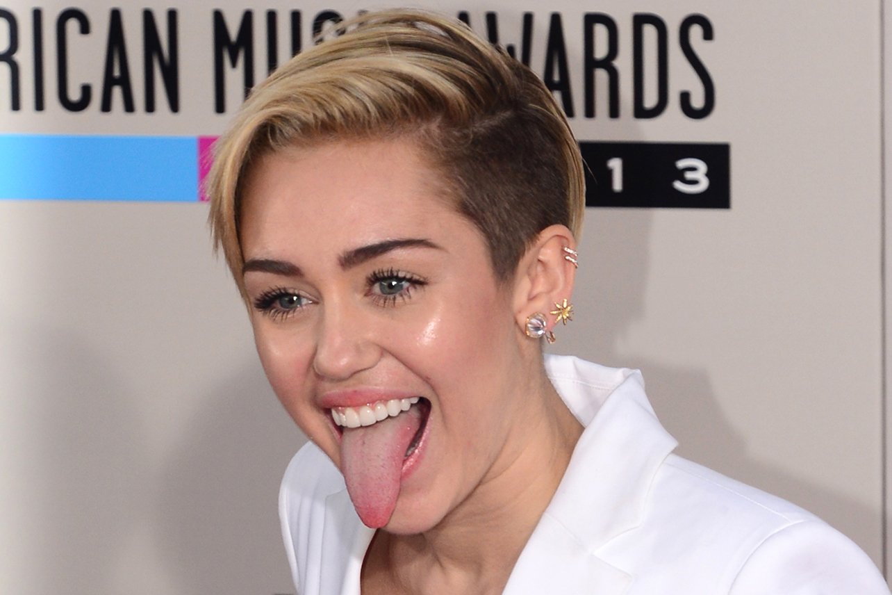 Miley Cyrus Tongue Out 23 