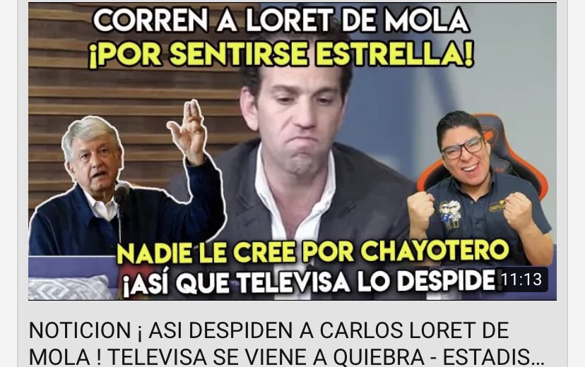 MelendrezRich's tweet photo. Rabia!!! que siente @VicenteFoxQue porque entre más #Chifla mas nos muestra su verdadera cara.  @EPN pago a #RicardoAleman por insultar a @lopezobrador_ y Chente esconde sus #Crimenes detrás de llamarse oposición. @CarlosLoret uno menos del #Clan https://t.co/oHhTzZV56j