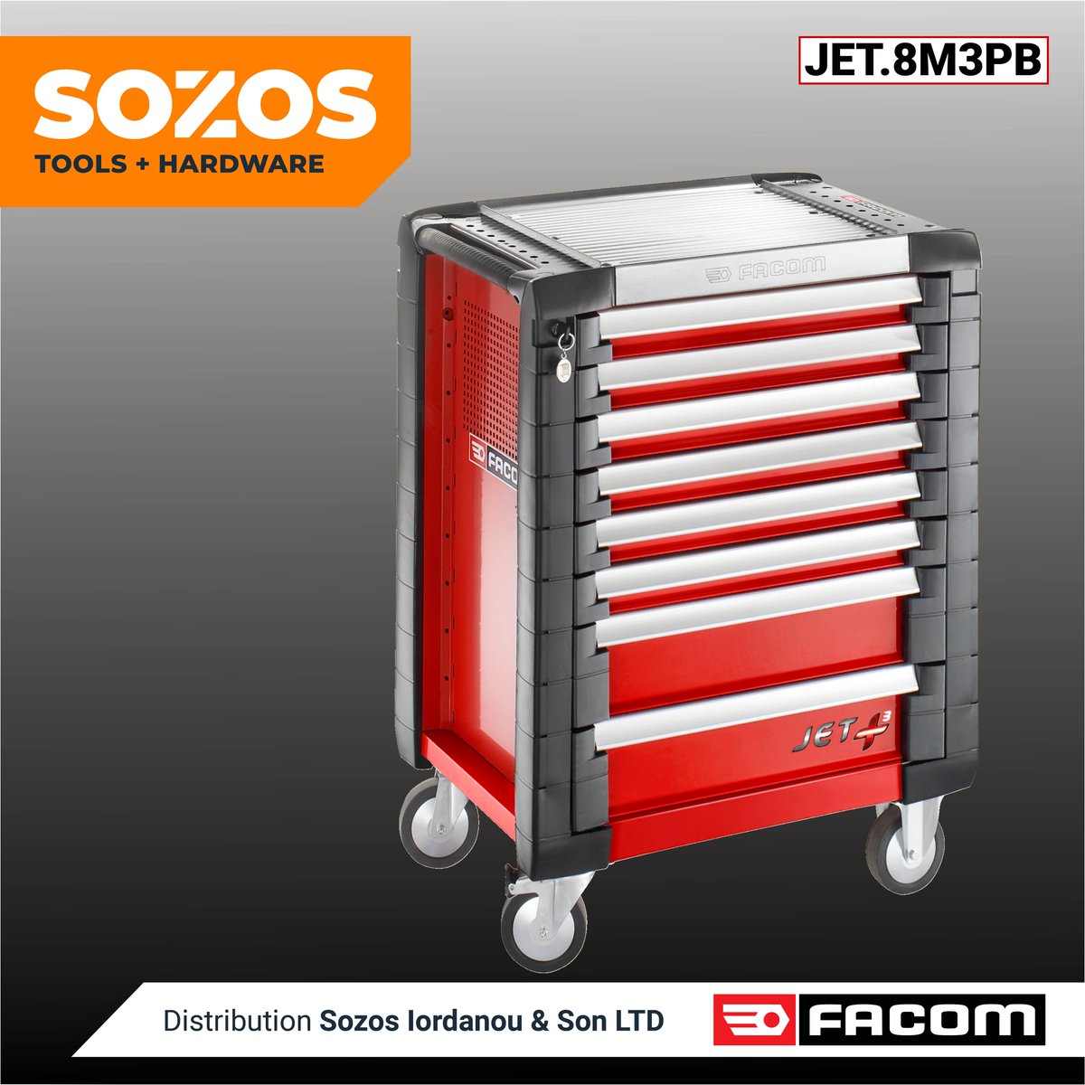 sozos_eu's tweet photo. FACOM JET.8M3PB ROLL CAB JETM3 8 DRAWERS RED
Available in our store!
Διαθέσιμο στο κατάστημα μας! 
.
.
.
#facom #facomtools #facomfrance @facom_fr #JET #workshop #garage #tools #toolstorage #paphos #pafos #cyprus https://t.co/hehlDrc5di