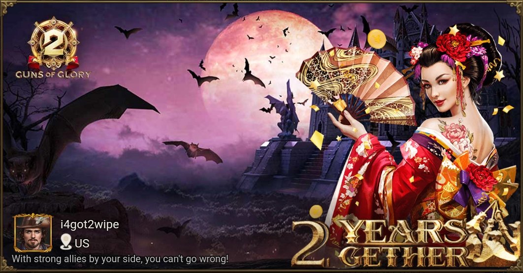[Hot Event] Celebrate 2nd Anniversary with Guns of Glory! gog-news.kingsgroupgames.com/api/gog2ths/th…