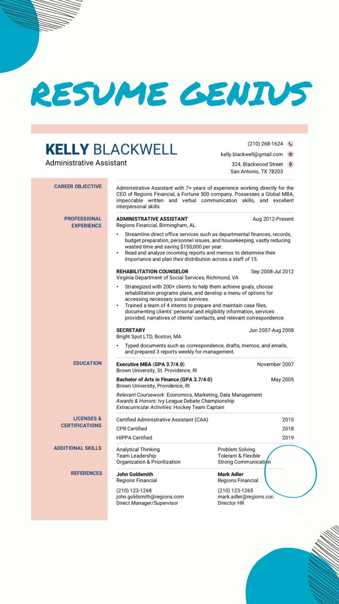 Resume Genius On Twitter Stunning Designs For Your Resume Https T Co T8jgyhxgrb Resumegenius Resume Template