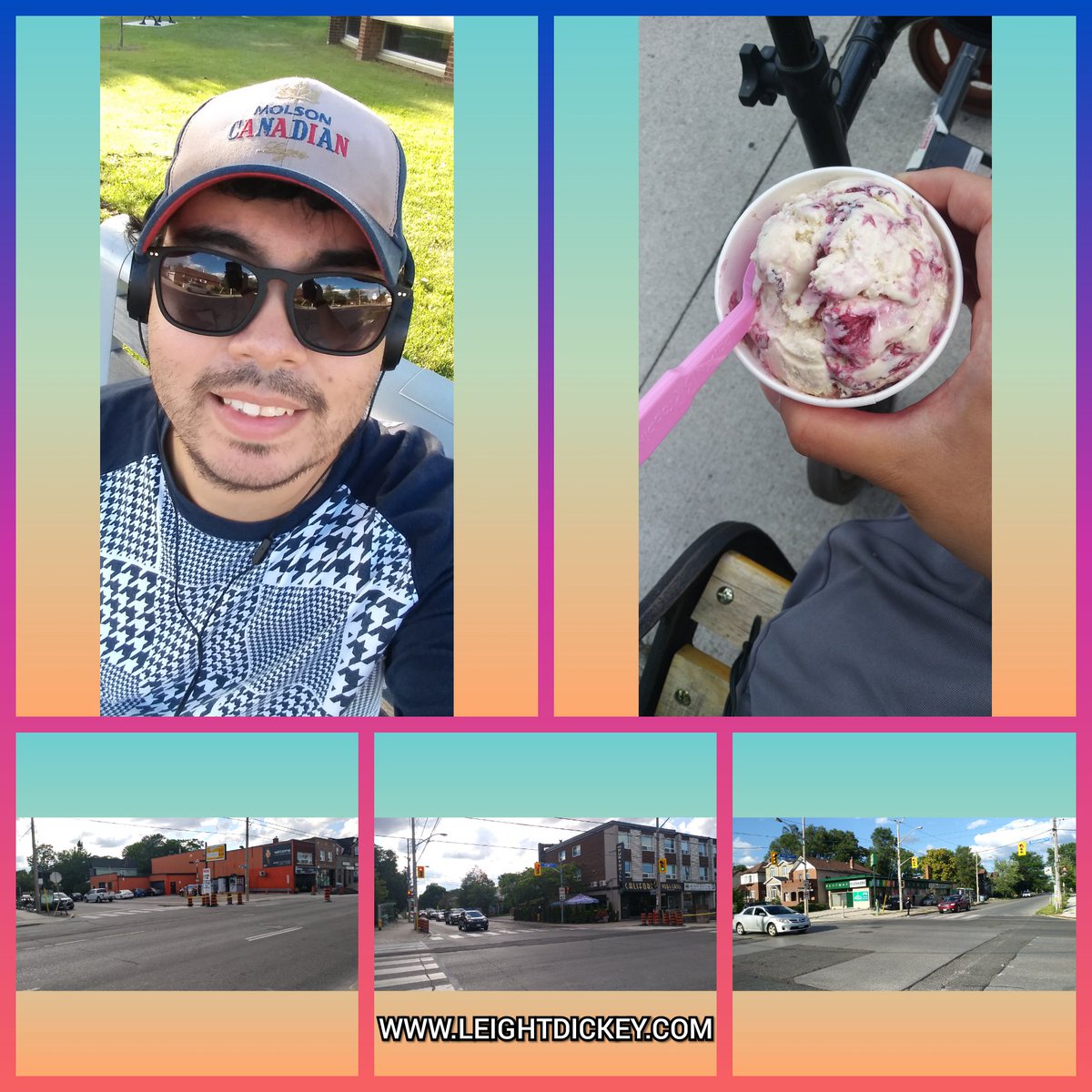 LDickeyStyle's tweet photo. Errands, a stroll through the old neighborhood, and of course... ICE CREAM! That Blueberry Muffin flavour is amazing! #icecream #baskinrobbins #papevillage #toronto #eastyork #oldeastyork #leighdickeystyle #leightdickey #style #health #fitness #healthandwellness #healthandfitness https://t.co/TDQkBj5pTU