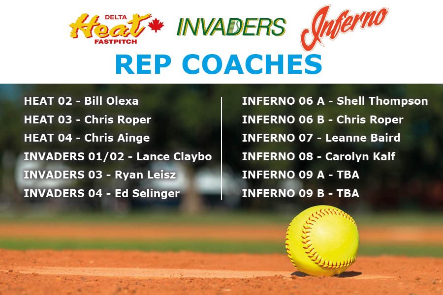 Softball tryouts for our Heat, Invaders and Inferno teams are almost here! Check out our schedule and pre-register at docs.google.com/forms/d/1ZSJDC…