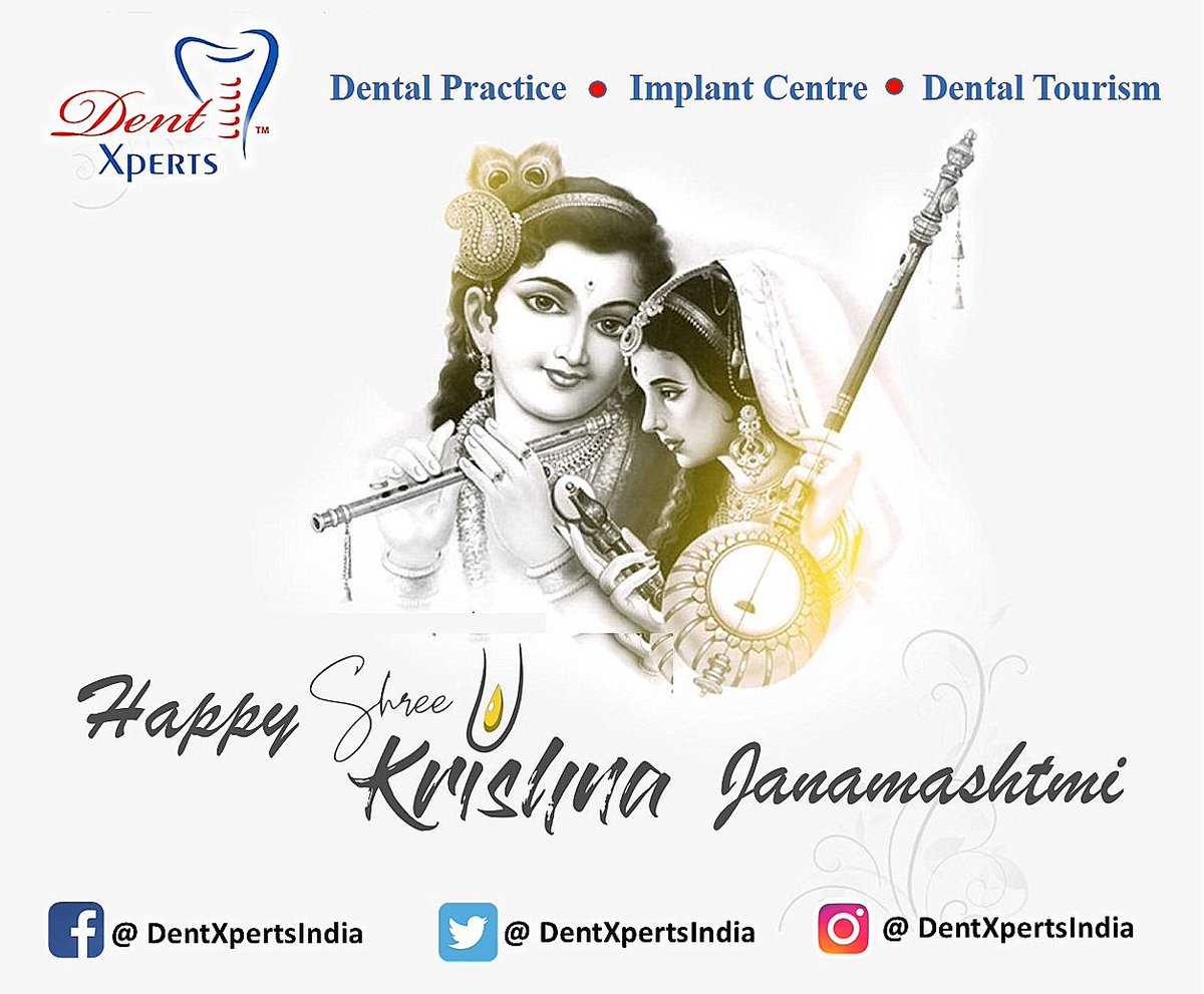 DentXpertsClinc's tweet photo. Happy Krishna Janamashtmi
#dentxperts #dentxpertsindia #DrRahulVashishth #DentistinPanchkula #bestdentistinpanchkula #bestdentist #bestdentalclinicpanchkula #dentalimplants #dentaltourismindia #Dentaltourism #RCT #fixeddentures #rootcanaltreatment #bestdentisttricity #dental https://t.co/fLnmFs6NUK