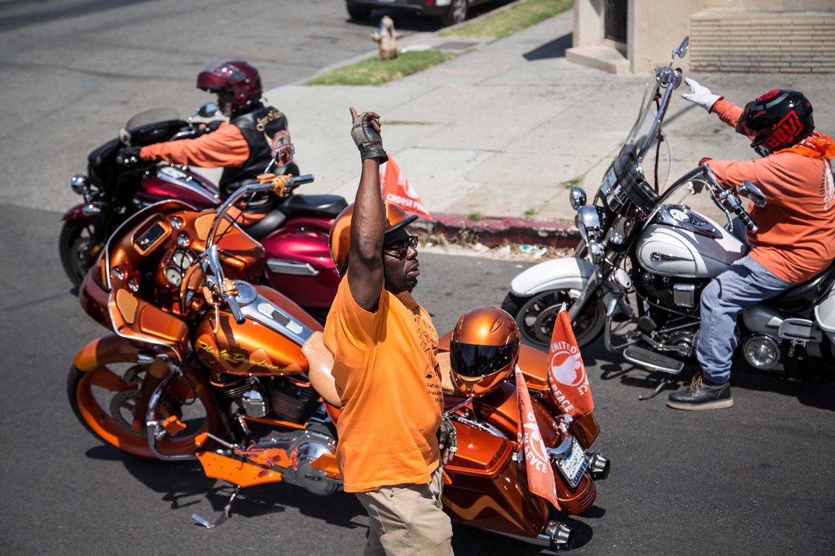 The next Peace Ride is coming up this weekend on Sunday! 🏍 We’re headed back out to the streets—this time in Hyde Park to spread The Way To Happiness and keep lowering the crime rates! 📉We need volunteers #PeaceRideLA #PeaceRide #UnitedForPeace #ChangeInglewoodChangeTheWorld
