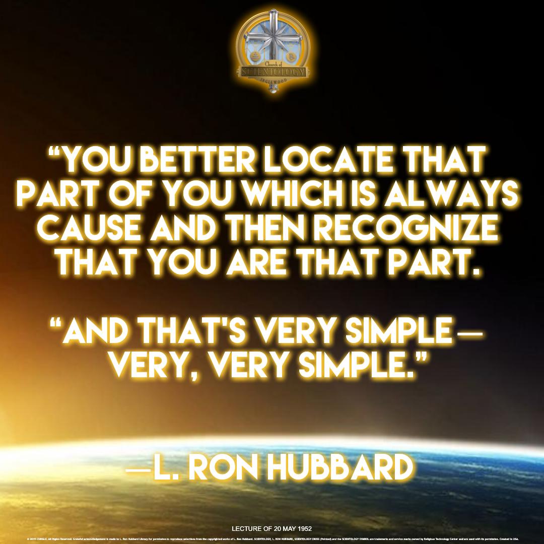 InglewoodScn's tweet photo. #LRHQuoteOfTheDay #LRHQuotes #Inglewood #Cause #Ability #Production #Survival https://t.co/noVTitOU6U