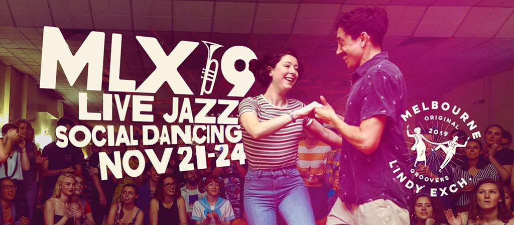 Putting the finishing touches on the lineup for the Melbourne Lindy Exchange 2019! We are absolutely psyched about the incredible swinging live music coming your way! Regos open soon, and the full music line up will be up even sooner! Get ready to groove, it’s almost party time!