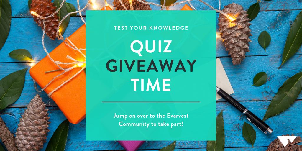 evarvest's tweet photo. ⁣We're giving away two investing books plus Evarvest merchandise for Testing Your Knowledge in our latest quiz! ❤️🔥

It's only 18 multiple choice questions. 💪

Check it out > https://t.co/62I99s6pDs 🚀

#prizes #freestuff #fintech #community #giveaway #wallstreet #uk #lt #pl https://t.co/WMYE6CnyYV