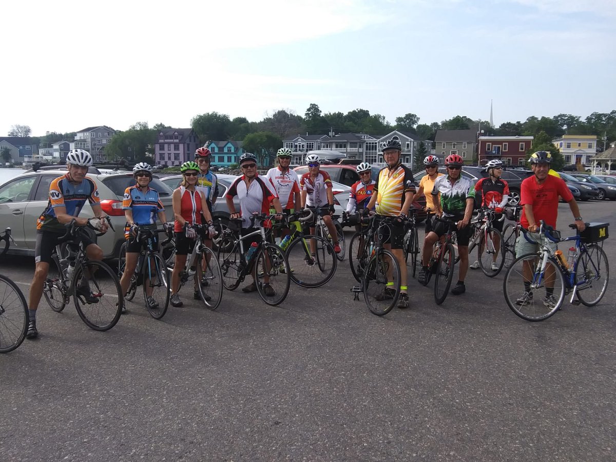 Cyclists joined me for a few kms in Lunenburg Nova Scotia on my ride across Canada for Parkinsons <a href="/ParkinsonCanada/">Parkinson Canada</a> <a href="/ImpactParkinson/">IMPACT Parkinson’s</a> <a href="/ParkinsonOnt/">ParkinsonCanada-ONT</a> <a href="/1sylviastark/">sylvia stark</a> <a href="/moosefmcklp/">Moose FM CKLP 103.3</a> <a href="/CTVTyler/">Tyler Barrow</a> <a href="/CTVAtlantic/">CTV News Atlantic</a> <a href="/CTVAtlanticBRK/">CTVAtlanticBRK</a>