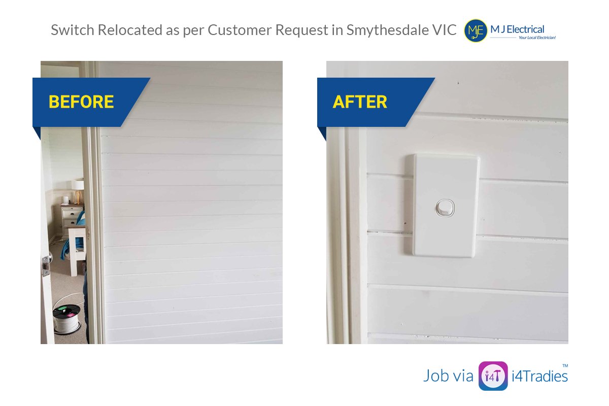 MJElectrician's tweet image. Whether you are remodeling your house or a switch is just placed somewhere that&apos;s too inconvenient for you, relocating is the way to go. #SwitchInstallation #Electrician #Ballarat via @i4Tradies