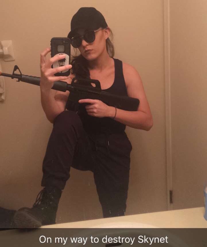 ohrawkey's tweet image. I’m completing my women of sci-fi/horror by doing Sidney Prescott from Scream for Halloween. Posting this to hold myself accountable