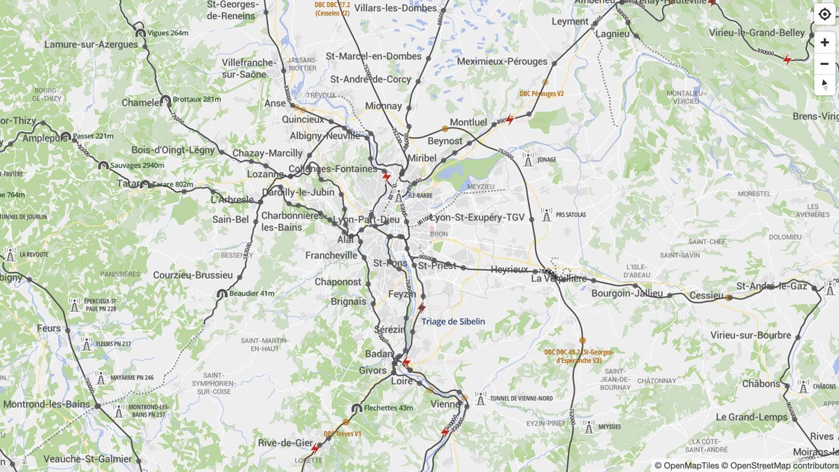 MapTiler_FR's tweet photo. Superbe cartographie #ferroviaire sur #graou, propulsée par #tileserver et ornementée d'un joli fond de plan @openmaptiles https://t.co/EDzViwljDB Bravo @NicolasW_GRAOU ! @SNCF_Digital #tuilesvectorielles @MapTiler https://t.co/TefkQr9wmc