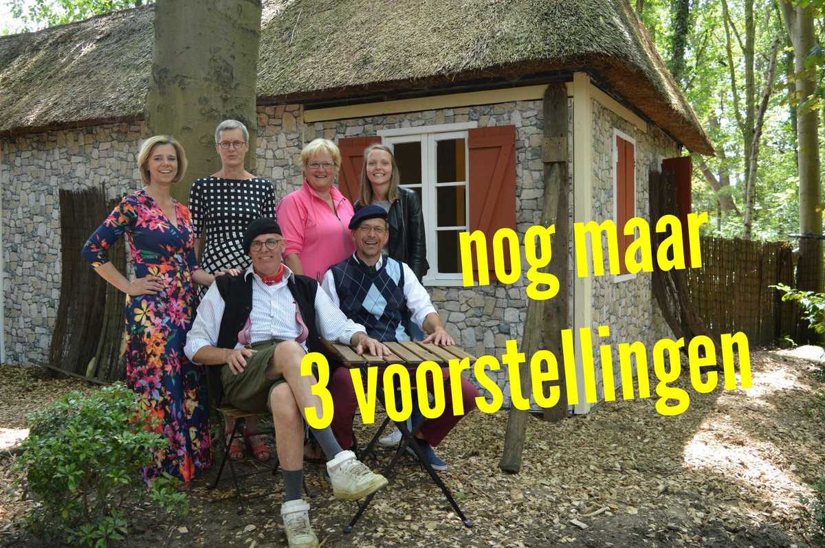 NOG MAAR 3x "FRANSE FRATSEN"!

Wil je komen kijken, dan kan dat nog op zaterdag 24 (19u), woensdag 28 (20:30u) of vrijdag 30 augustus (20:30 uur).

Bestel je kaarten via openluchtspelhavelte.nl/index.php/kaar… of haal ze bij Tourist Info Havelte. 
_____________
Foto: Artizzl Media/Peter Nefkens