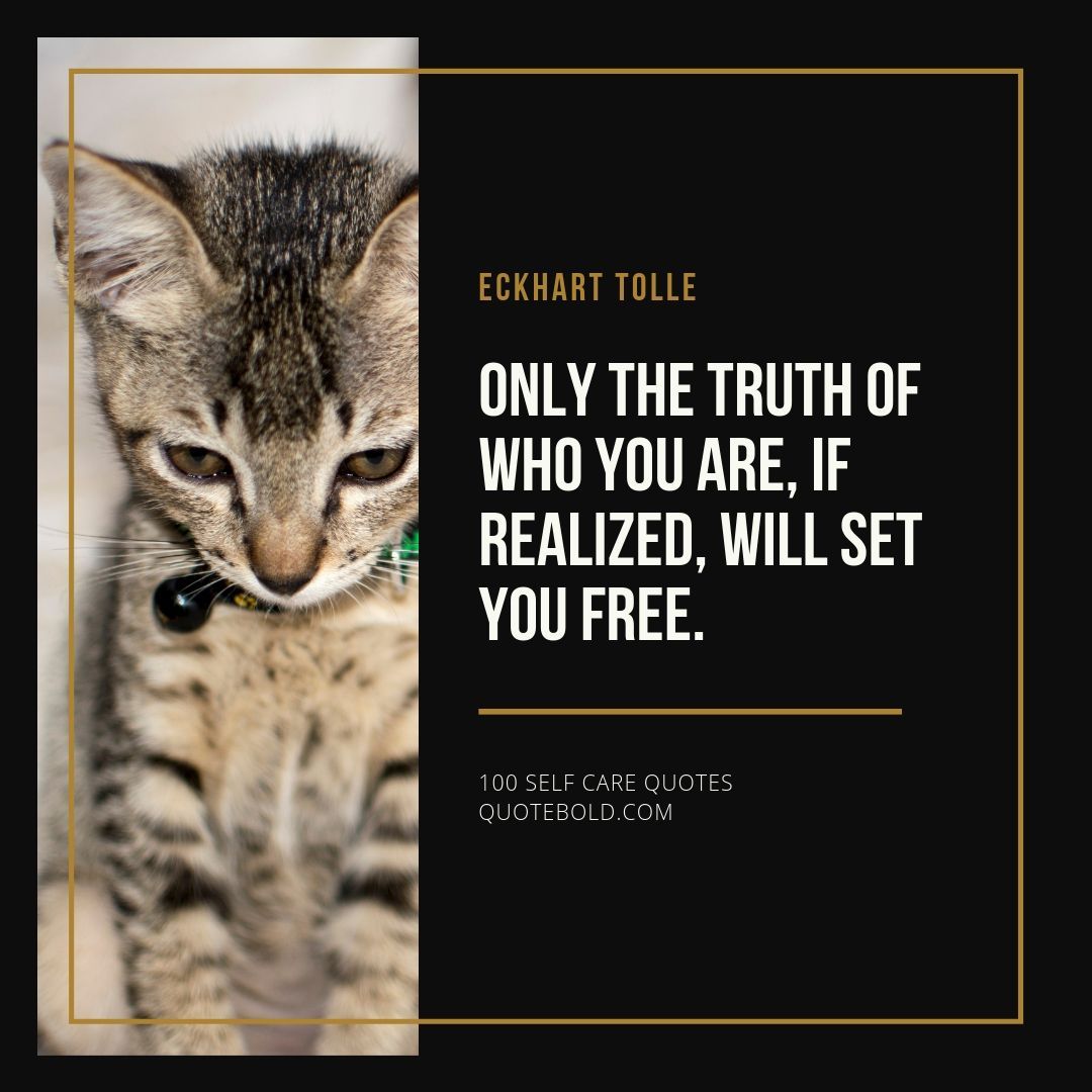 QuoteBold's tweet photo. Only the truth of who you are, if realized, will set you free. - Eckhart Tolle 😃 https://t.co/kd3Fz3Gehe https://t.co/rGhVYV25QZ