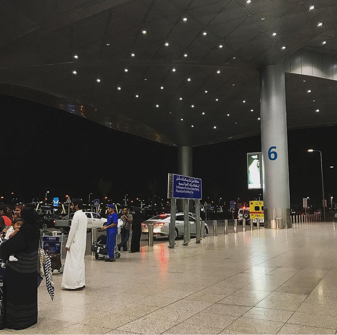 واخيرا وصل السعودية عل خير الحمداله