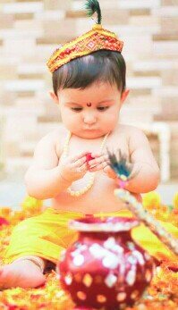 rasgulli_____'s tweet photo. Wish you All a very happy Janmashtami..ππ
Cutie #Zenisha π my forever baby Kaira π
As Lil kanha πππ https://t.co/1lDdy5c3Hn
