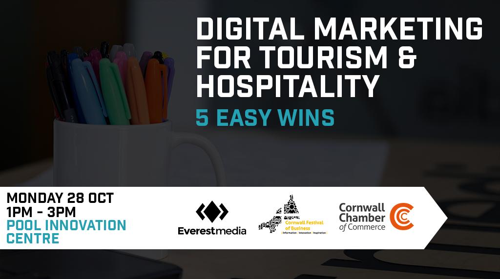 Do you work in #tourism or #hospitality? Would you like to boost business? Join @everestmedialtd to understand the power of successful #digitalmarketing ow.ly/rH3350vE9B7