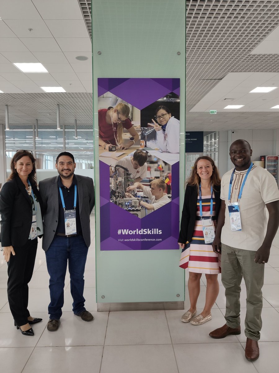 AnnaGllt's tweet photo. On site and getting ready for an exciting first day of #WorldSkillsConference. #WorldSkillsKazan2019 #WSConference #WorldSkills @USDOL @ILO_EASTAFRICA @GAN4Skills @ILO_GlobalKSP @GANCostaRica @ArgentinaGAN https://t.co/4qx1x5XPjp