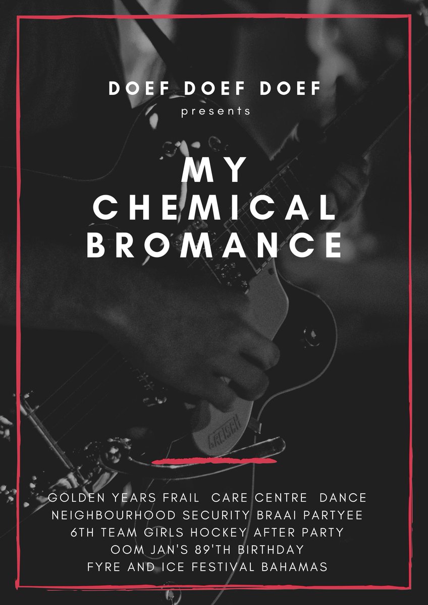 #SpykerVaartjies check it out: our Gig Guide @TheRogerGoodeShow .<a href="/5FM/">5FM</a> <a href="/DjRogerGoode/">ROGER GOODE</a> <a href="/RobbieKruse/">Robbie Kruse</a> <a href="/BrennieBangs/">Brennie Bangs</a>