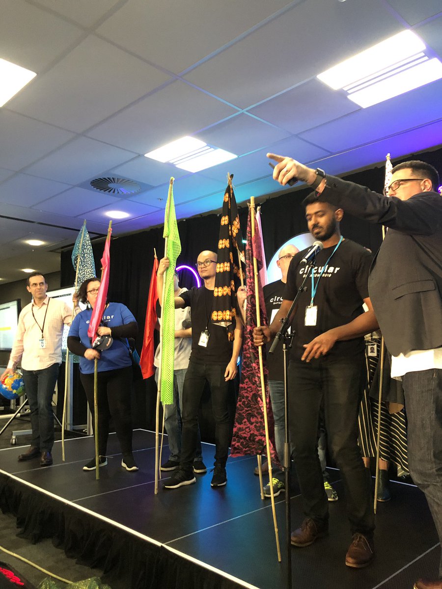 Datacom's tweet photo. βFollow him this way to jump in his team!β #datacomp2019 #teamforming https://t.co/PVm92PnQTi