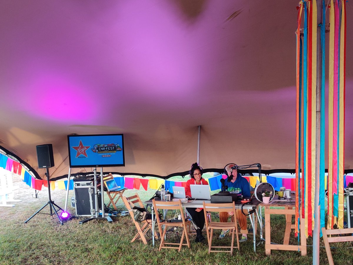 Chris is LIVE FROM #CARFESTSOUTH! Tune in now on <a href="/VirginRadioUK/">Virgin Radio UK</a> to get your bank holiday weekend started 💃🎉