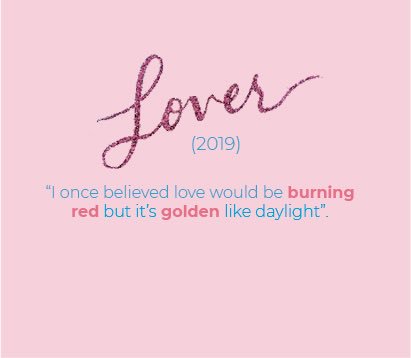 Listen, I will NEVER shut up about this. The glow up <a href="/taylorswift13/">Taylor Swift</a> and we all deserve. #Lover  #LoverOutNow