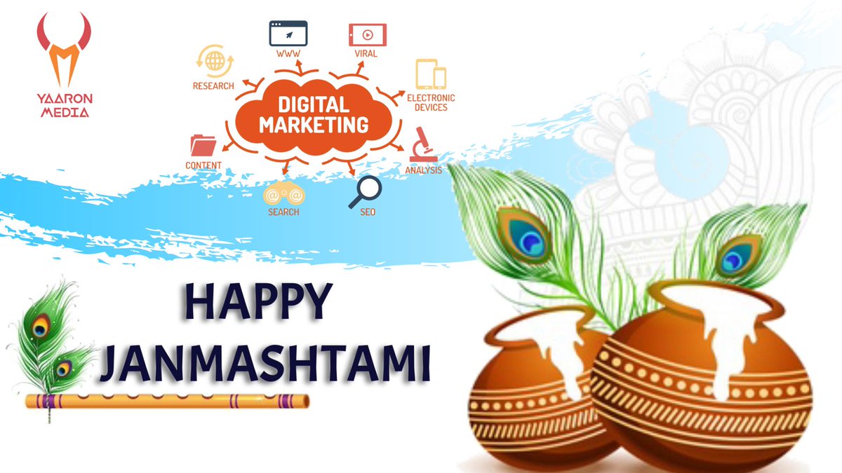 YaaronMedia's tweet photo. May #Lord #Krishna bless you and your family with lots of happiness. 
#Happy #Krishnastami.

#happyjanmashtami #krishnajanmashtami #janmashtami #krishnamurti #lordkrishna #krishna #radhakrishna https://t.co/l9RiUNwEZj